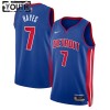 Dres Detroit Pistons Killian Hayes 7 Nike 2022-23 Icon Edition Plava Swingman - Dječji
